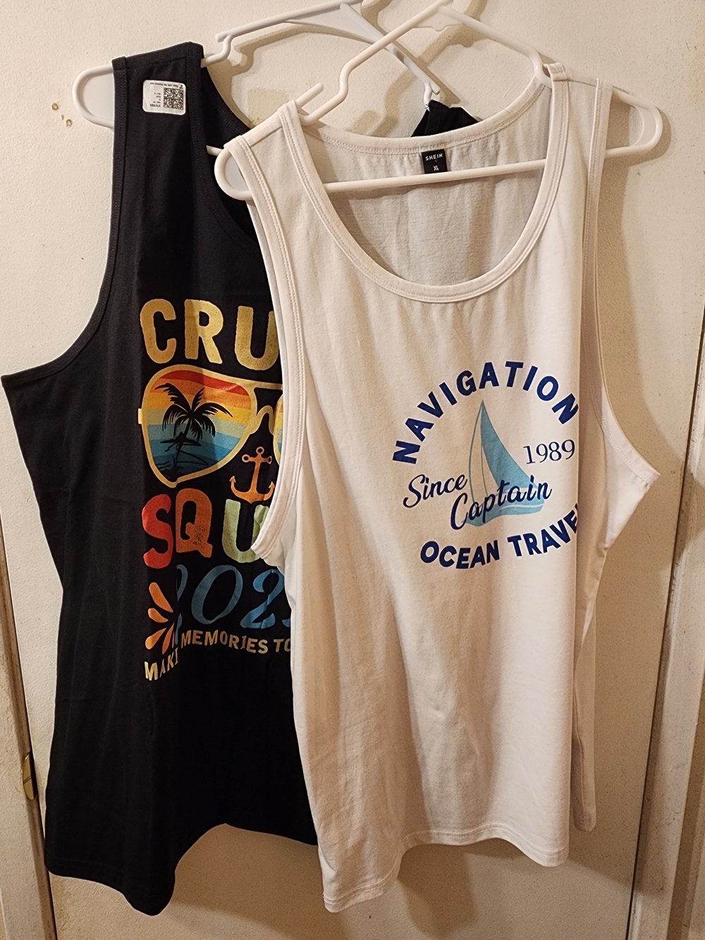 Cruise/Nautical Men's Graphic Casual Scoop Neck Tank Top Bundle